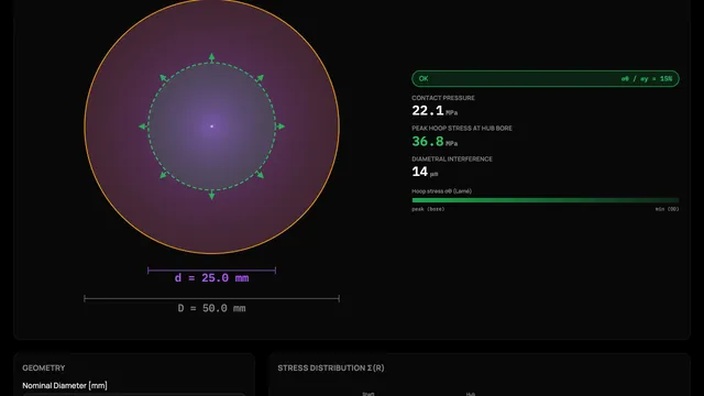 Press Fit Calculator preview