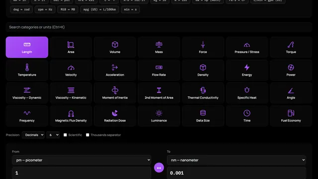Unit Converter preview