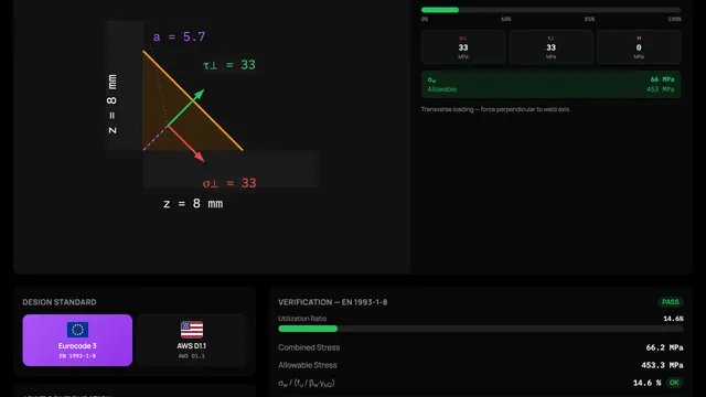 Weld Joint Calculator preview